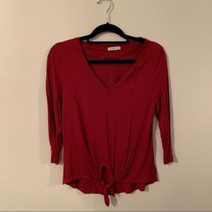 Cotton On Front-Tie Shirt